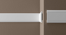 Молдинг Де-Багет XPS POLYMER М50 (под покраску), 50x7х2000 мм, 1 м.п.